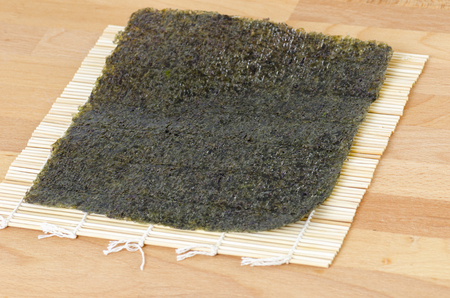 The process of making sushi and rolls.の写真素材