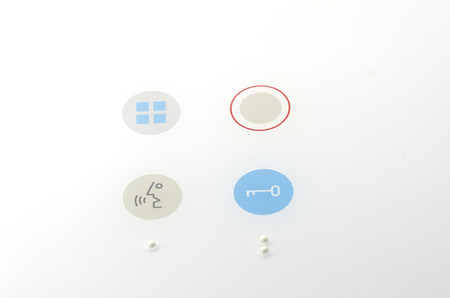 Video doorbell intercom on a white background