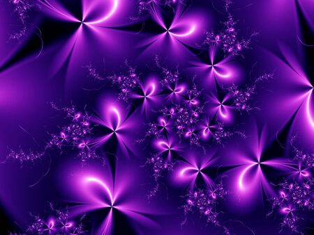 Purple night flowers backgroundの写真素材