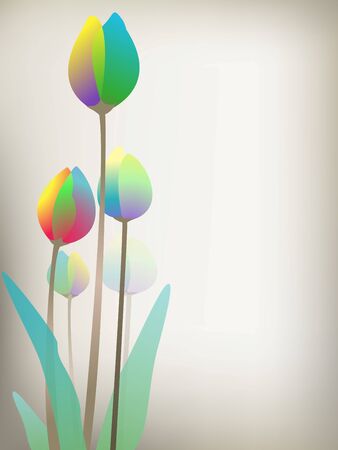 beauty flower backgroundのイラスト素材