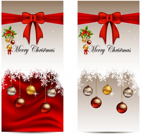 beauty christmas card backgroundのイラスト素材