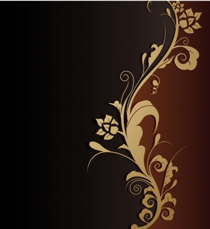 vector illustration of beauty floral backgroundのイラスト素材