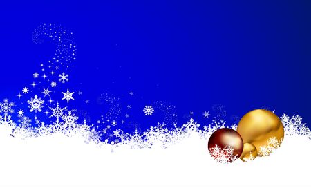 christmas background with snowflakeのイラスト素材