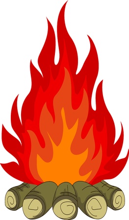 bonfireのイラスト素材