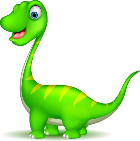 cute dinosaur cartoonのイラスト素材