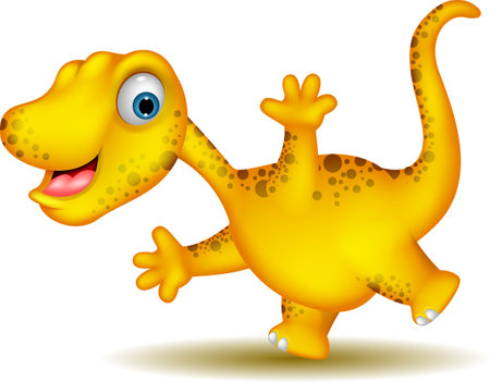 cute dinosaur cartoonのイラスト素材