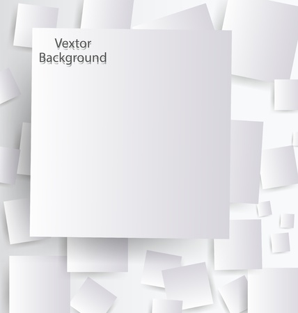 white paper with shadowのイラスト素材