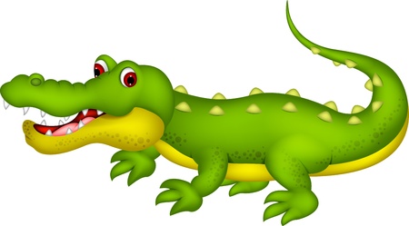 Crocodile cartoonのイラスト素材