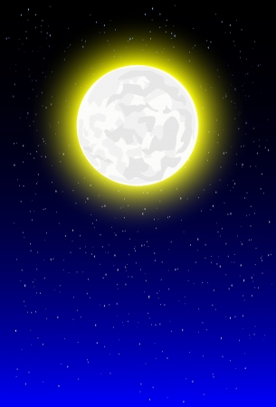 night background with moonlightのイラスト素材