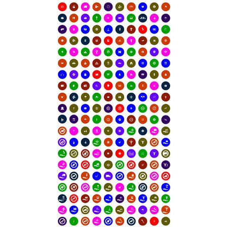 set of network and social media iconのイラスト素材