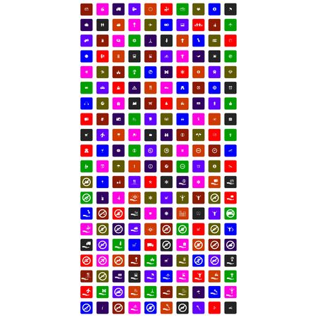 collection of big set colorful iconのイラスト素材