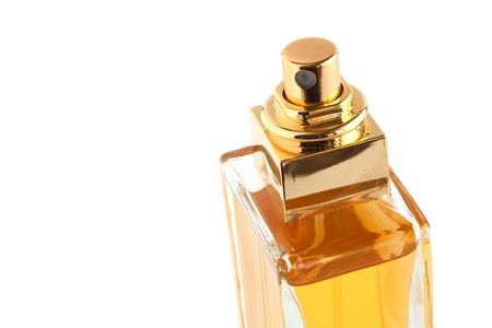 Perfume bottle isolated on white background