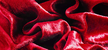 Red velvet, can be used as backgroundの写真素材