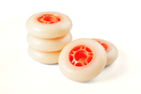 Composition with wheels for roller-skates.の写真素材