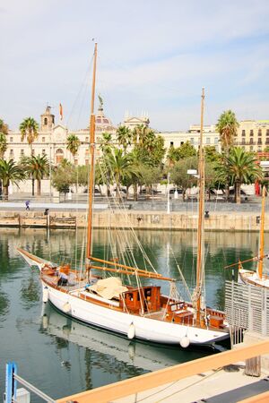 Port in Barcelonaのeditorial素材