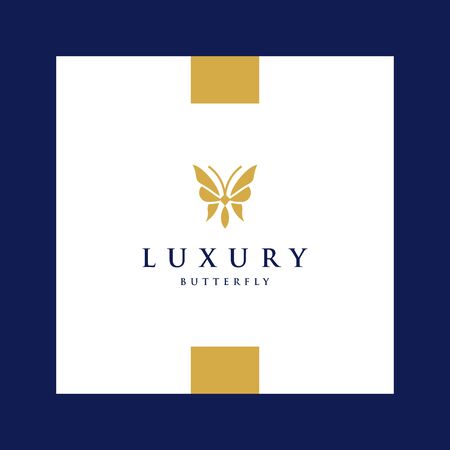 Inspiring butterfly design  with a luxurious designのイラスト素材