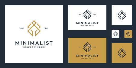 Premium Minimalist  design inspirationのイラスト素材