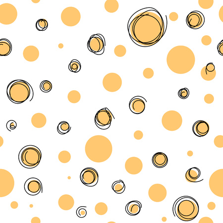 Vector abstract seamless pattern, endless texture on the theme of Africa or safari, on a white background. hand drawing. design of kids clothes, nursery textiles. Scandinavian minimalismのイラスト素材