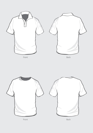 T-Shirt & Polo shirtのイラスト素材