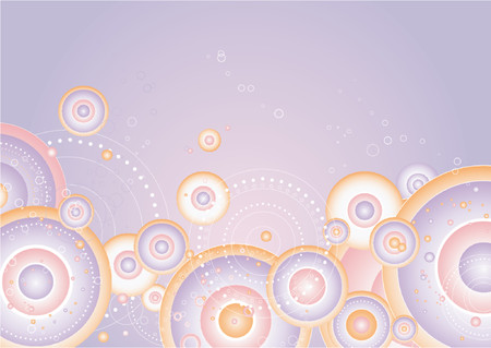 Color background with many circles,vector illustrationのイラスト素材