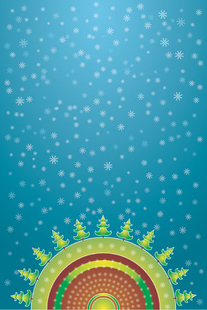 decorative christmas,vector illustrationのイラスト素材