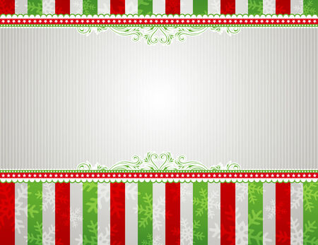 christmas background with snowflakes and  decorative framesのイラスト素材