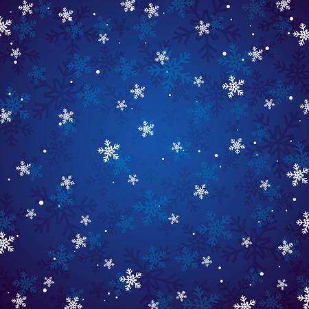 blue christmas background, vector illustrationのイラスト素材