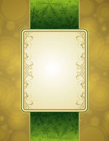 golden christmas background, vector illustrationのイラスト素材