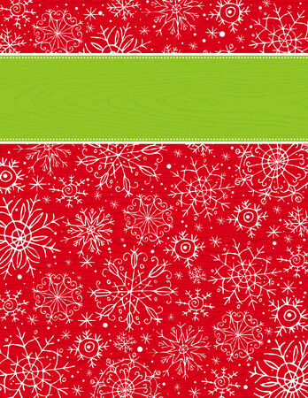red christmas background, vector illustrationのイラスト素材