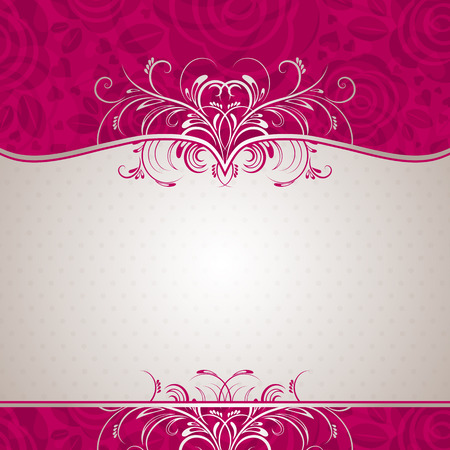 valentine background with many roses,  vector illustrationのイラスト素材