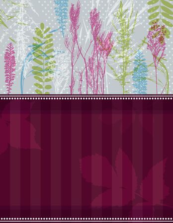 background with many tracing silhouettes of  leafs.のイラスト素材