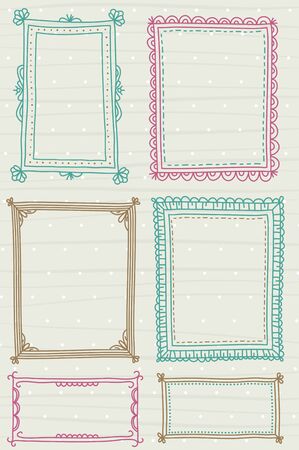 decorative  labels suitable for design, vectorのイラスト素材