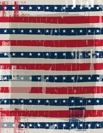 USA background. Contains transparent objectsのイラスト素材