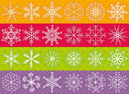 christmas background with snowflakes, vector illustrationのイラスト素材
