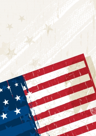 grunge usa background, vector illustrationのイラスト素材