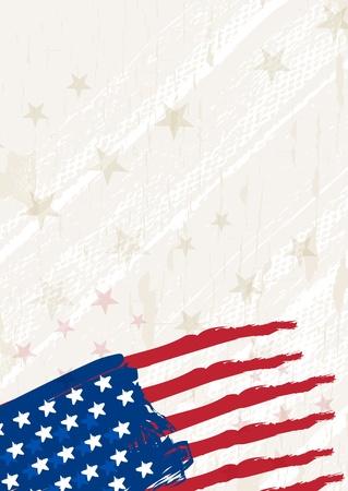 grunge usa background, vector illustrationのイラスト素材