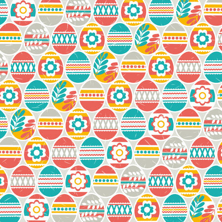 background with easter eggs, vectorのイラスト素材