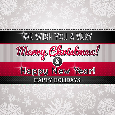 grey christmas background, vector illustrationのイラスト素材