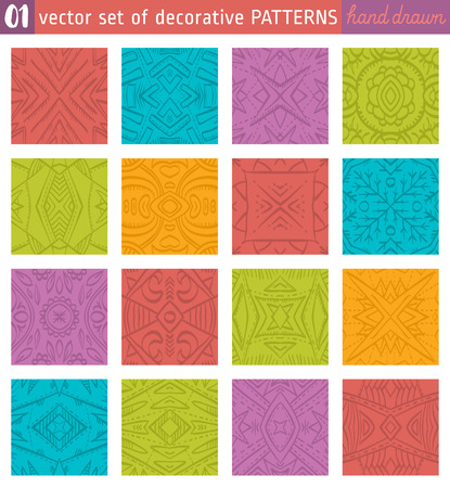 Seamless Patterns backgrounds. Ideal for printing onto fabric and paper or scrap booking. Vector illustrationのイラスト素材