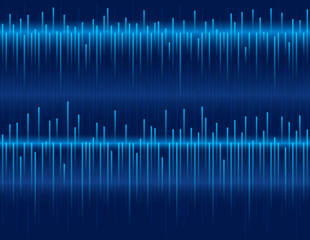 Blue abstract modern background with vertical lines. Cover Design template for the presentation, brochure, web, banner, catalog, poster, book, magazine, vectorのイラスト素材