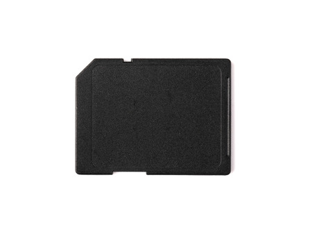 SD Card isolated on White background.