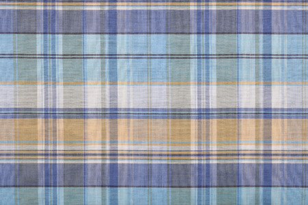 Fabric plaid texture. Cloth background.