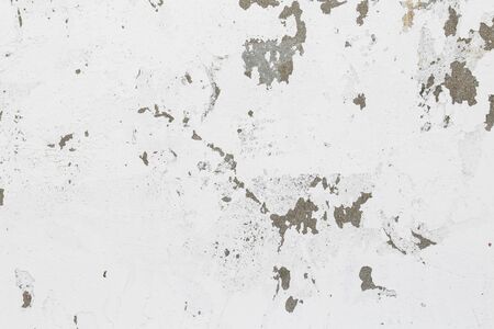 White grunge concrete wall textureの写真素材