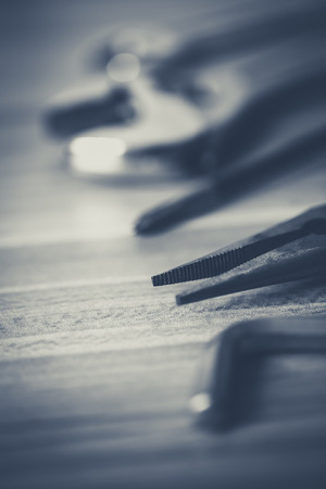 Close-up shot of tools