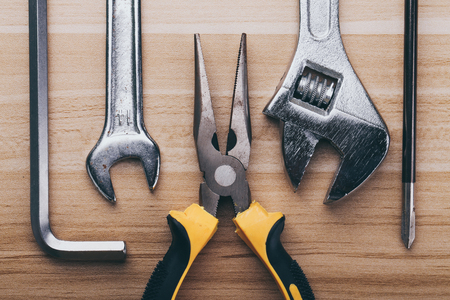 Set of different toolsの写真素材