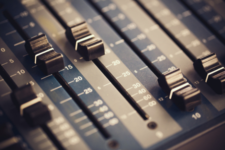 Music mixerの写真素材