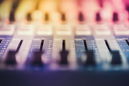 Music mixerの写真素材