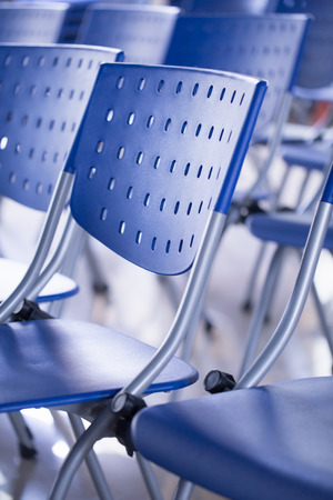 Close-up Shot Of Rows of Chairsの写真素材
