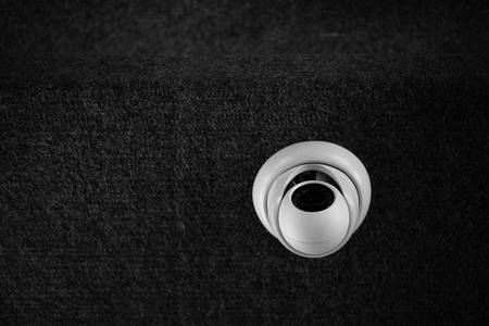 Modern Security Camera on the Ceilingの写真素材