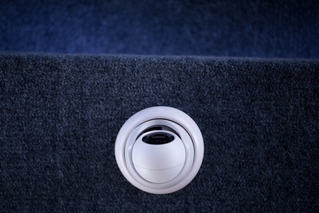 Modern Security Camera on the Ceilingの写真素材